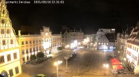 Archiv Foto Webcam Hauptmarkt Zwickau 21:00