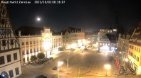 Archiv Foto Webcam Hauptmarkt Zwickau 23:00