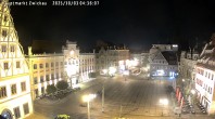 Archiv Foto Webcam Hauptmarkt Zwickau 03:00