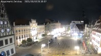 Archiv Foto Webcam Hauptmarkt Zwickau 19:00