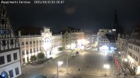 Archiv Foto Webcam Hauptmarkt Zwickau 01:00