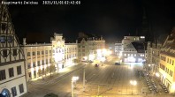 Archiv Foto Webcam Hauptmarkt Zwickau 01:00