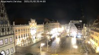 Archiv Foto Webcam Hauptmarkt Zwickau 19:00