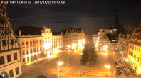 Archiv Foto Webcam Hauptmarkt Zwickau 23:00