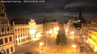 Archiv Foto Webcam Hauptmarkt Zwickau 01:00