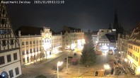 Archiv Foto Webcam Hauptmarkt Zwickau 03:00