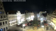 Archiv Foto Webcam Hauptmarkt Zwickau 00:00