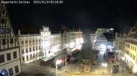 Archiv Foto Webcam Hauptmarkt Zwickau 02:00