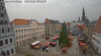 Archiv Foto Webcam Hauptmarkt Zwickau 08:00