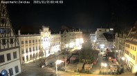 Archiv Foto Webcam Hauptmarkt Zwickau 23:00