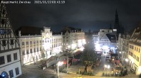 Archiv Foto Webcam Hauptmarkt Zwickau 23:00