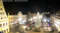 Archiv Foto Webcam Hauptmarkt Zwickau 03:00
