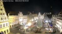 Archiv Foto Webcam Hauptmarkt Zwickau 05:00