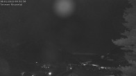 Archiv Foto Webcam Termen: Blick Richtung Süden ins Rhonetal 23:00