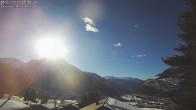 Archiv Foto Webcam Termen: Blick Richtung Süden ins Rhonetal 13:00