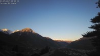 Archiv Foto Webcam Termen: Blick Richtung Süden ins Rhonetal 06:00