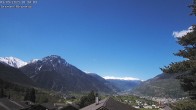 Archiv Foto Webcam Termen: Blick Richtung Süden ins Rhonetal 11:00