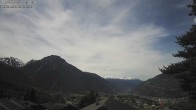 Archiv Foto Webcam Termen: Blick Richtung Süden ins Rhonetal 11:00