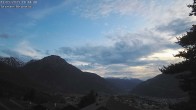 Archiv Foto Webcam Termen: Blick Richtung Süden ins Rhonetal 19:00