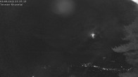 Archiv Foto Webcam Termen: Blick Richtung Süden ins Rhonetal 23:00