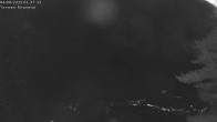 Archiv Foto Webcam Termen: Blick Richtung Süden ins Rhonetal 01:00