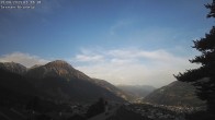 Archiv Foto Webcam Termen: Blick Richtung Süden ins Rhonetal 05:00