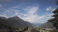Archiv Foto Webcam Termen: Blick Richtung Süden ins Rhonetal 09:00