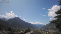 Archiv Foto Webcam Termen: Blick Richtung Süden ins Rhonetal 11:00
