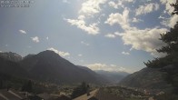 Archiv Foto Webcam Termen: Blick Richtung Süden ins Rhonetal 13:00