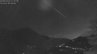 Archiv Foto Webcam Termen: Blick Richtung Süden ins Rhonetal 21:00