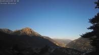 Archiv Foto Webcam Termen: Blick Richtung Süden ins Rhonetal 05:00