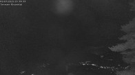 Archiv Foto Webcam Termen: Blick Richtung Süden ins Rhonetal 23:00