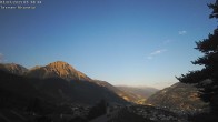 Archiv Foto Webcam Termen: Blick Richtung Süden ins Rhonetal 05:00