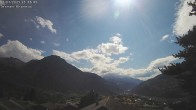 Archiv Foto Webcam Termen: Blick Richtung Süden ins Rhonetal 15:00