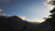 Archiv Foto Webcam Termen: Blick Richtung Süden ins Rhonetal 19:00