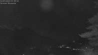 Archiv Foto Webcam Termen: Blick Richtung Süden ins Rhonetal 23:00