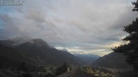 Archiv Foto Webcam Termen: Blick Richtung Süden ins Rhonetal 05:00