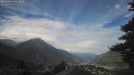 Archiv Foto Webcam Termen: Blick Richtung Süden ins Rhonetal 09:00