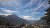 Archiv Foto Webcam Termen: Blick Richtung Süden ins Rhonetal 11:00