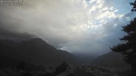 Archiv Foto Webcam Termen: Blick Richtung Süden ins Rhonetal 19:00