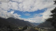 Archiv Foto Webcam Termen: Blick Richtung Süden ins Rhonetal 09:00