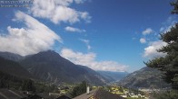 Archiv Foto Webcam Termen: Blick Richtung Süden ins Rhonetal 09:00