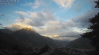 Archiv Foto Webcam Termen: Blick Richtung Süden ins Rhonetal 05:00