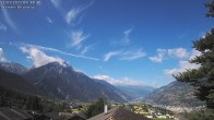 Archiv Foto Webcam Termen: Blick Richtung Süden ins Rhonetal 09:00