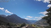 Archiv Foto Webcam Termen: Blick Richtung Süden ins Rhonetal 11:00