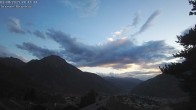 Archiv Foto Webcam Termen: Blick Richtung Süden ins Rhonetal 19:00