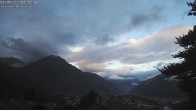 Archiv Foto Webcam Termen: Blick Richtung Süden ins Rhonetal 05:00