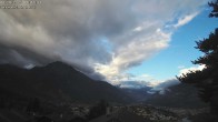 Archiv Foto Webcam Termen: Blick Richtung Süden ins Rhonetal 06:00