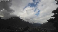 Archiv Foto Webcam Termen: Blick Richtung Süden ins Rhonetal 09:00