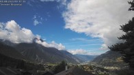 Archiv Foto Webcam Termen: Blick Richtung Süden ins Rhonetal 09:00